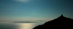 L'isola di Giannutri vista dal Monte Argentario